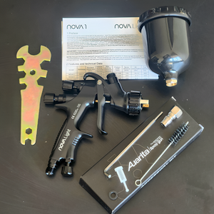 Auarita Mini Nova Light HVLP & LVMP Gobelet d'origine 250 ml Gobelet 1,0 mm Buse - Product Image 3