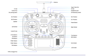 <span class=keywords><strong>Radiocommande</strong></span> RadioMaster Boxer 2.4GHz ELRS 4-en-1 Hall V4.0 Gimbals 16CH EdgeTX Émetteur pour <span class=keywords><strong>Drone</strong></span> de Course FPV - Product Image 6