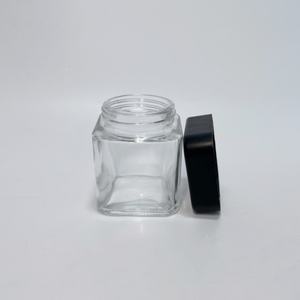 2OZ 3OZ 4OZ bocal en verre carré transparent durable et recyclable - Product Image 6