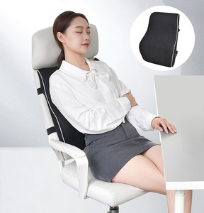 Lüks bel desteği Premium kalite bellek köpük yastık 3D Mesh kapak ergonomik ortopedik geri dinlenme yastığı için ofis koltuğu - Product Image 1