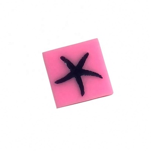 Khuôn Sô Cô La Silicon Hengya Với Hình Dạng Sao Biển Năm Góc. Khuôn Ren Đường Silicon, Công Cụ Làm Bánh Đuôi Nàng Tiên Cá 3D Fondant - Product Image 2