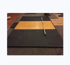 3米 * 2米经典举重平台木制健身房地板