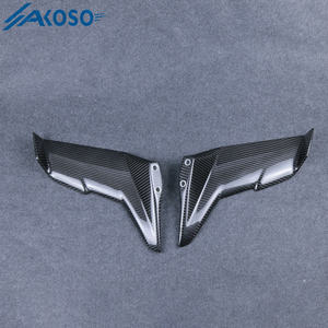 AKOSO Aileron d'aile aérodynamique complet en fibre de carbone sèche 3K pour <span class=keywords><strong>Kawasaki</strong></span> Ninja <span class=keywords><strong>H2</strong></span> <span class=keywords><strong>H2R</strong></span> 2015-2024 - Product Image 6