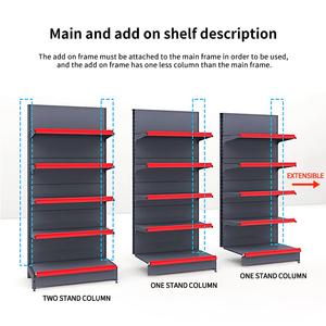 Nhà cung cấp đề nghị siêu thị kệ trưng bày bán lẻ mạnh mẽ cho tổ chức sản phẩm cửa hàng tạp hóa - Product Image 5