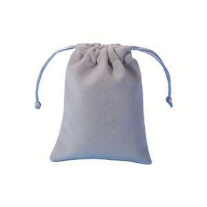 Sac à bijoux en velours personnalisé de luxe 7*9cm avec logo pour bracelet, collier, emballage de bonbons, pochette pour bijoux, sac cadeau haut de gamme - Product Image 3