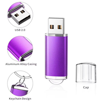 Regalos Corporativos, Memoria USB de 1 GB, 2 GB, 4 GB, 8 GB, 16 GB, 32 GB, 64 GB, 128 GB, Unidad USB Colorida 2.0 3.0, Pendrive Personalizado, Unidad Flash USB