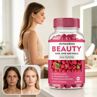 Gummies Beauté OEM Collagène Biotine Vitamine C Soutien Peau Cheveux Ongles Complément Alimentaire 60 Unités Vente en Gros Fabricant