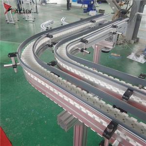 Hete verkoop Flexibele Kettingtransportband voor de Papierproductie-industrie met Rolgeleiders aan de zijkant om te voorkomen dat goederen eruitvallen - Product Image 3