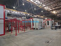 Ligne de revêtement électrostatique en poudre entièrement automatique pour ressorts / Ligne de production de pulvérisation de poudre pour ressorts