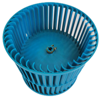 Berbagai ukuran plastik keras sentrifugal kipas impeler Dual Inlet Blower roda untuk prosesor udara AC unit