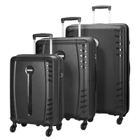 OMASKA özel PP bavul 20 "24" 28 "inç Set Spinner arabası çantası kadın polipropilen valiz