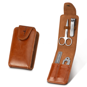 Le kit <span class=keywords><strong>cadeau</strong></span> de toilettage de manucure de poche pliante portable comprend un coupe-ongles lime à ongles en verre ciseaux à cuticules outils de <span class=keywords><strong>carte</strong></span> de crédit - Product Image 1