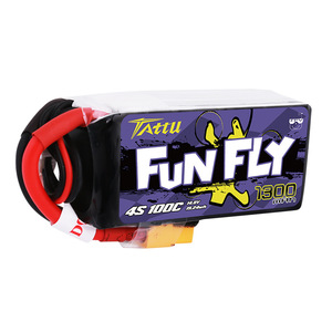 Batería LiPo Gens Ace Funfly 1300mAh 100C 4S 14.8V XT60 para Dron de Carreras FPV - Product Image 1