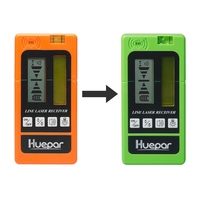 Ricevitore Laser HUEPAR LR-5RG per Livellamento Elettronico di Linee Verticali e Orizzontali con Raggio Verde e Rosso