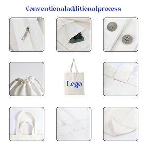Gahumi Sac fourre-tout en toile personnalisé de haute qualité Sac à provisions vierge à bas prix avec poche pour usage personnel Vente en gros - Product Image 4