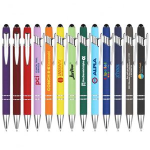 ปากกาโทรศัพท์มือถือหน้าจอสัมผัสแบบนุ่มสีโรสโกลด์หรูหรา BKS พร้อมโลโก้สั่งทำ ขนาดหัวเขียน 1.0 มม. ด้ามจับยางกันลื่น ทนทาน ผลิตจากโลหะ พิมพ์ลายด้วย UV - Product Image 1