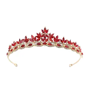 Moda strass da sposa principessa diademi copricapo testa di nozze gioielli fascia corona