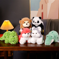 Jouets en peluche amusants en forme d'alligator qui se referment, jouets en forme de dinosaure qui se referment, motif personnalisé, qualité d'usine ISO, bandeaux à claquer personnalisés en forme de singe, poupée