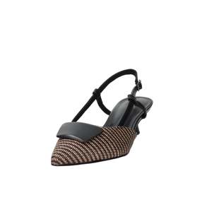 Marco Tozzi Women's <b>Slingback</b> Pumps <b>Black</b> 36 4 Cm Heel - Product Image 5