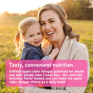 Complément alimentaire en gommes au vinaigre de cidre de pomme, marque privée OEM, soutient le système immunitaire et favorise la fonction digestive pour adultes - Product Image 5