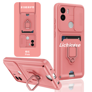 Lichicase TPU Hybride PC Antidérapant Caméra Protection Couverture Arrière <span class=keywords><strong>pour</strong></span> <span class=keywords><strong>Redmi</strong></span> <span class=keywords><strong>10C</strong></span> A1 A1 Plus Smartphone Shell - Product Image 1