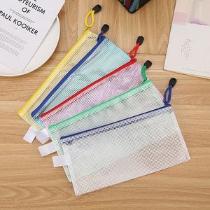 Bolsas de <span class=keywords><strong>Archivo</strong></span> con Cierre de Malla Impermeable, Multitamaño A3 A4 A5 B5 B4, Bolsa para Documentos, Carpetas con Cierre de Plástico para Almacenamiento en la Oficina o la Escuela - Product Image 3