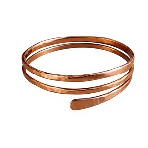 Handmade <b>Copper</b> Bracelet With Traditional Craftsmanship For Fashion Jewelry And Everyday Wrist Accessories - Product Image 1