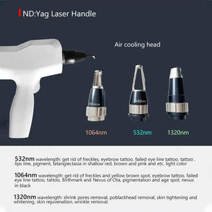 Portable 1064nm/532nm q-switch Nd Yag mesin Laser untuk aman Rambut & tato penghapusan non-kontak Perawatan Kulit - Product Image 3