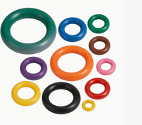 Fabrik-Gummi-O-Ring-Dichtung NBR FKM EPDM PU Silikon Flacher Gummi-O-Ring Hochtemperaturbeständiger Ring