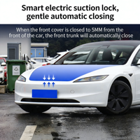 Nouvelles ventes directes d'usine pour Tesla Model Y : Système de fermeture douce du coffre avant avec verrouillage électrique et loquet automatique 2021+