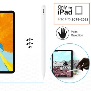 <span class=keywords><strong>Stylet</strong></span> capacitif actif en aluminium avec rejet de la paume et fonction d'inclinaison à attraction magnétique pour <span class=keywords><strong>tablette</strong></span> iPad 2e génération - Product Image 1