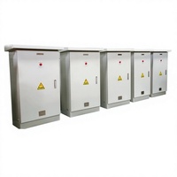 Armoire de distribution secondaire IP54 d'usine CFD 380V 200A, appareillage basse tension en acier au carbone avec serrure intelligente, finition RAL7035 en poudre