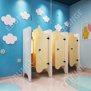 Panneau Hpl Quincaillerie de <span class=keywords><strong>douche</strong></span> commerciale Cloisons Charnière Cabine Panneau stratifié compact pour cloisons d'école Toilette - Product Image 6