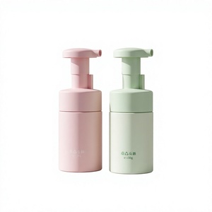 ขวดปั๊มโฟมพลาสติก 150 กรัม สีชมพู สีเขียวมิ้นท์ ภาชนะปั๊มโฟมสำหรับทำความสะอาดผิวหน้า โรงงานผลิตในเวียดนาม รับผลิตแบบ OEM ODM - Product Image 1