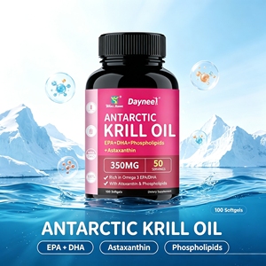 น้ำมันคริลแอนตาร์กติก 350 มก. ซอฟต์เจลแคปซูล EPA DHA ซึมซาบได้ดี อาหารเสริมบำรุงสุขภาพ รับผลิตแบบ OEM แบรนด์ส่วนตัว - Product Image 3