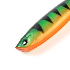 TOPIND 12.5cm/10g esca da pesca a doppio gancio Batis Rainbow esca morbida con coda a T - Product Image 5