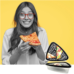 Hộp Lát Bánh Pizza Hộp Đựng Bánh Pizza Hộp Gấp Nếp Có Nắp Đậy Và Hộp Đựng Bánh Pizza Giá Rẻ Tiết Kiệm - Product Image 5