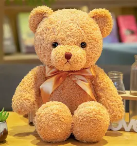 Popular Colorful Bear Plush Doll Stuffed Animal Toy Super Soft For The Kids Gift