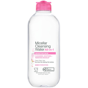 Eau micellaire, nettoyant hydratant pour le visage et démaquillant, adapté aux peaux sensibles, végan, sans cruauté, 13,5 fl oz (400 ml) - Product Image 1