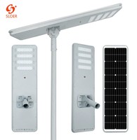 SLOER 고품질 도로용 LED 비스 인증 산업용 방수 야외 태양광 가로등