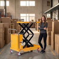 JIALITE OEM Mesa Elevadora Eléctrica Personalizable 500-2000KG Plataforma Hidráulica Móvil de Acero al Carbono 1200x600mm para B2B