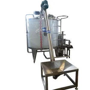 Serbatoio di miscelazione in acciaio inox per uso alimentare con funzione di riscaldamento e agitatore serbatoio di miscelazione