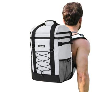 Hot Selling Large Capacity Food Picnic Beer Wine Bag Reusable Insulated Multifunctional Leakproof <b>Cooler</b> <b>Backpack</b> with Logo - Product Image 4