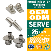 Pièces de machines industrielles en acier inoxydable MIM de précision pour composants moulés par injection à structure complexe, fabricant OEM