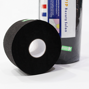 Accesorios de Salón Tiras Desechables para el Cuello de Barbero para Corte de Pelo Papel Rizado Negro Collar de Papel para Barbería - Product Image 2