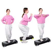 Plataforma de Ejercicio Aeróbico Ajustable en 3 Niveles, Tabla de Ejercicio, Stepper Aeróbico