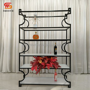 SMOOTH Wedding Iron Metal Wine Rack Wedding <b>Backdrop</b> Birthday Events Party Black <b>Backdrop</b> <b>Stand</b> Wine Rack - Product Image 1
