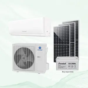 Puremind climatiseur solaire hors réseau DC 48V 9000btu 12000btu 18000btu 24000btu onduleur Split Type solaire AC Wifi contrôle