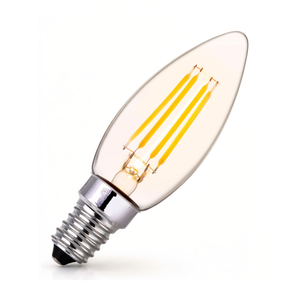หลอดไฟ LED ไส้หลอด E14 4W แสงวอร์มไวท์ สำหรับใช้ภายในอาคาร - Product Image 2