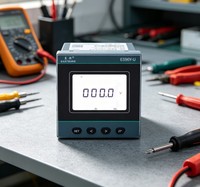 EASTSONG ES96Y-U Voltímetro Digital Monofásico de 96x96mm, CA 1000V, Pantalla LCD, RS485 Half-Duplex Modbus RTU, Clase 0.5, IP65